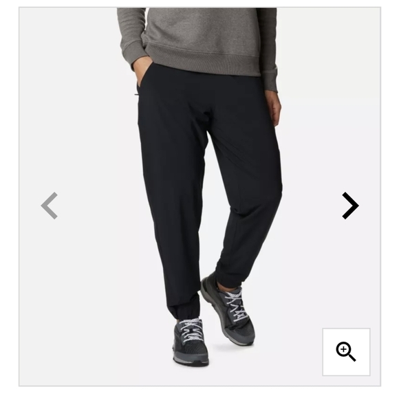 Columbia Women's Pleasant Creek  black Joggers size XL - Picture 5 of 12